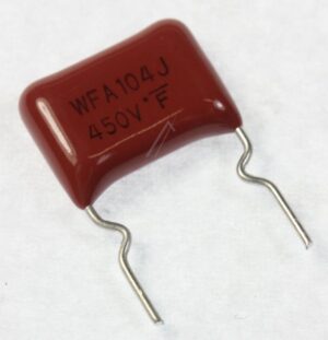 0,1UF-450V ECWF2W104JAQ FOLIE CONDENSATOR,  RM10, 5%