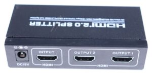 HDMI 2.0 VERDELER 2 VOUDIG 1X IN - 2X UIT,  3D,  4K*2K@60HZ