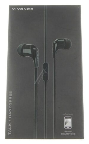 TALK4 36483 STEREO IN-EAR HEADSET MET HANDSFREE-FUNCTIE,  ZWART