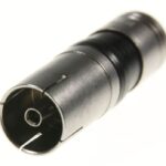 OVZ 077 HQ 22505072 IEC-KOMPRESSIE-KOPPELING VOOR 6,8MM (4,8MM) KABEL,  ZWART