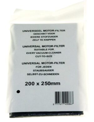 UNIVERSEEL MOTORFILTER 125X310MM