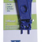 SOMC4002 ZONNEPANEEL-STEKKER (DC) MONTAGE/ DEMONTAGE SLEUTEL BLAUW