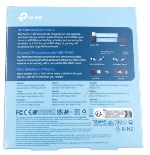AC1300 ARCHER T3U WLAN DUALBAND USB-STICK 2,4/ 5GHZ 1300MBIT/ S