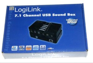 UA0099 USB2.0 SOUNDKAART MET 7.1-SOUNDPROCESSOR -LOGILINK-