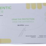 WBV-816.912 LATEX WEGWERP HANDSCHOENEN GR. L (8-9) 100 ST. NIET GEPOEDERD