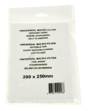 MICROFILTER UNIVERSEEL ZELF OP MAAT TE MAKEN 200X250 MM