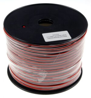 2X1,5MM² LUIDSPREKERKABEL ROOD/ ZWART CO (KOPER) 100M
