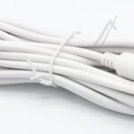 VERLENGKABEL 4-POL. JACK-3,5MM STEKER/ -CONTRA WIT,  L: 3,0MTR