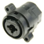 NCJ6FI-V-0 3-POLIGE XLR EINBAUBUCHSE KOMBINIERT MIT 6.35 MM KLINKENBUCH