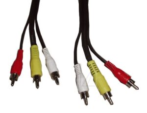 A/ V-KABEL 3XCINCH-STEKER /  3XCINCH-STEKER 10MTR.