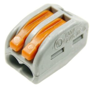 WAGO 222-412 2-ADER VERBINDINGSKLEM 0,08-4,0MM²,  PER STUK