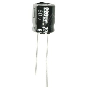 220UF-50V ECA1HHG221 ELCO RADIAAL 105° 10X12,5MM. RM=5,0MM. -ROHS-