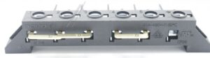 AANSLUITSTRIP 6 PINS ZWART