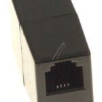 WESTERN-KOPPELING RJ11, 6P/ 4C,  ZWART