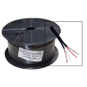 2X0,08MM² TWEELING-DIODEKABEL 2X0,08MM²,  Ø 3X6MM,  ROL À 100MTR.
