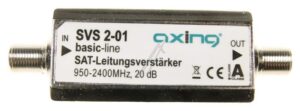 SVS 2-01 SVS00201 INLINE-VERSTERKER 20DBG 22KHZ PASS