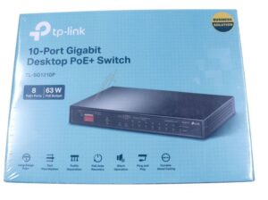 TL-SG1210P GIGABIT ETHERNET SWITCH,  10 PORT/ POE  ,  RACK