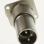 NA3FDM 3-POLIGER XLR BUCHSEN-STECKER DURCHGANGSADAPTER ZUR PANEL-MO