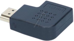 HDMI-ADAPTER ZIJWAARTS 90º,  STEKER-19POL./ CONTRA-19POL.