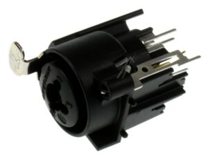 NCJ6FA-V 3-POLIGE XLR EINBAUBUCHSE KOMBINIERT MIT 6.35 MM KLINKENBUCH