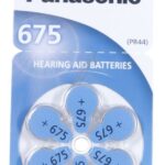 PR675 PR-675(44)/ 6LB 1,4V-605MA ZINK-LUCHT GEHOORAPP-KNOOPCEL,  BLISTER À 6 STUKS