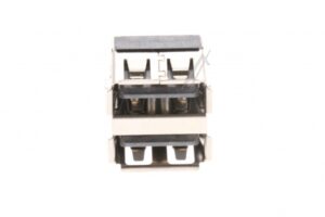 3722-002382 JACK-USB,4P/ 2C, AUF, BLK, ANGLE-OFFSET, A TY