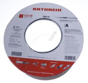 LCD 89 21510004 KOAXIALKABEL 5 MM PVC WEISS 100M RING