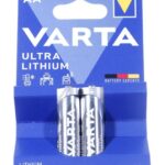 LR6 6106301402 1,5V ULTRA LITHIUM PENLITE AA BATTERIJEN,  BLISTER À 2 STUKS