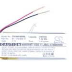 3,7V-330MAH LI-POLYMER AKKU ALTERNATIV FÜR  geschikt voor SONY