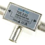 TVE 2-03 TVE00203 ZWEIGERÄTEVERTEILER 0,1-2200 ZUM ANSCHLUSS VON ZWEI RADIO-GE
