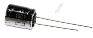 47UF-100V ECA2AHG470 ELCO RADIAAL 105° 10X12,5MM. RM=5,0MM. -ROHS-