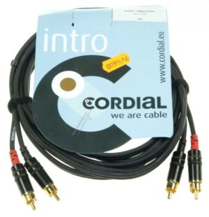 CFU 3 CC STEREO-AUDIOKABEL,  2X CINCH-STEKER /  2X CINCH-STEKER,  3M