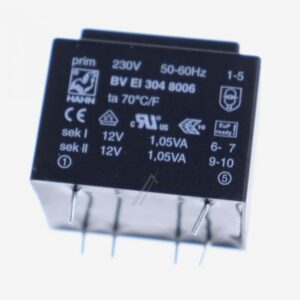 12VX2-83MA E3013007 PRINTTRAFO 230V EI30 2,0VA 32,5X27,5X26,5MM.