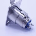 XLR-CHASSISDEEL CONTRA 3-POL. MET SNAPLOCK LUTRONIC