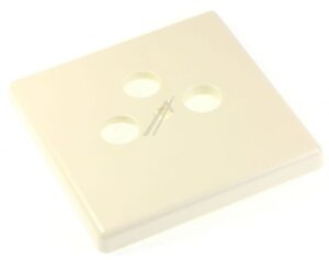 GUZ 45 00610450 DECKEL FÜR 3-LOCH DOSE,  ELEKTROWEISS,  80 X 80 MM