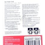 MYFCR-01B 32138 MY FINDER CARD BLUETOOTH ITEM FINDER SCHWARZ
