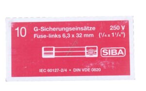 4,0A-F US ZEKERING SNEL 6,3X32MM. INH:10 ST.