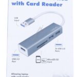 UA0306 USB 3.0 HUB 3-POORTS    KAARTLEZER