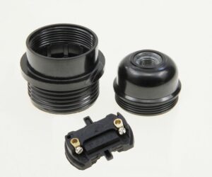 DO 3372 LAMPFITTING E27 ZWART