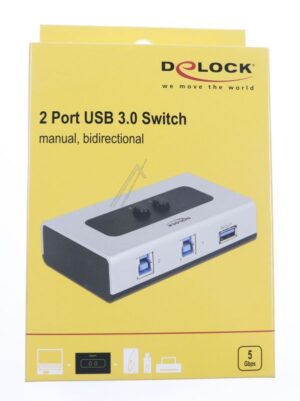 87667 UMSCHALTER USB 3.0 2 PORT MANUELL BIDIREKTIONAL