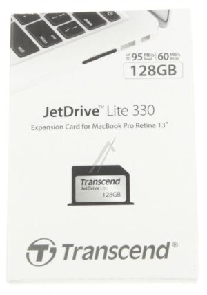 128GB TS128GJDL330 TRANSCEND JETDRIVE 128GB LITE 330 MACBOOK PRO 13" RETINA