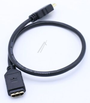 HDMI-A-STECKER /  HDMI-A-KUPPLUNG 0,5M