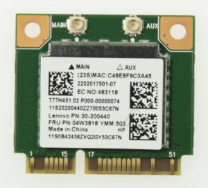 35041985 5W10K27043 NBC LV WLAN 1X1 BGN  BT4.0 100-15IBD