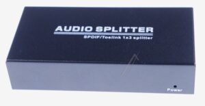 TOSLINK AUDIO SPLITTER /  VERDELER - 1 IN /  3 UIT