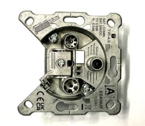 EDA 302 F 306121 3-VOUDIGE SINGLEDOOS EDA 302 F,  VOOR SAT/ BK