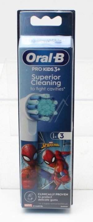 80357435 ORAL-B 3-PACK SPIDERMAN,  KIDS 3  OPZETBORSTELS