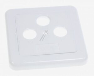 GDZ 300 22520067 AFDEKPLAAT,  3-GATEN,  2-DELIG,  WIT,  75X75