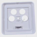 SZU 2-12 SZU00212 CONTACTDOOS AFDEKKING TWEEDELIG TV/ R/ SAT/ DATA