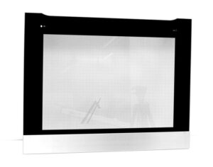 140037378050 VOORSTE GLAS, INOX,594X470MM
