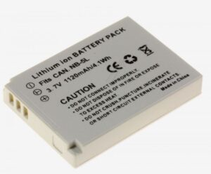 DIGCA37043 3,7V-1120MAH LI-ION DIGITALE CAMERA-ACCU  geschikt voor CANON